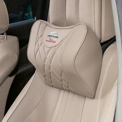 Seat cushion, seat cover X-Trail, Murano, Tiida, Patrol - 1-nissan-headrest-off-white