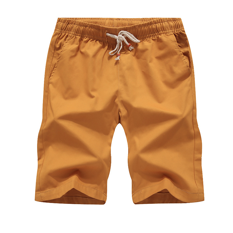 Pantalones cortos de los hombres pantalones cortos de moda de verano casual sueltos pantalones cortos medianos de los hombres pantalones cortos grandes pantalones de playa al por mayor