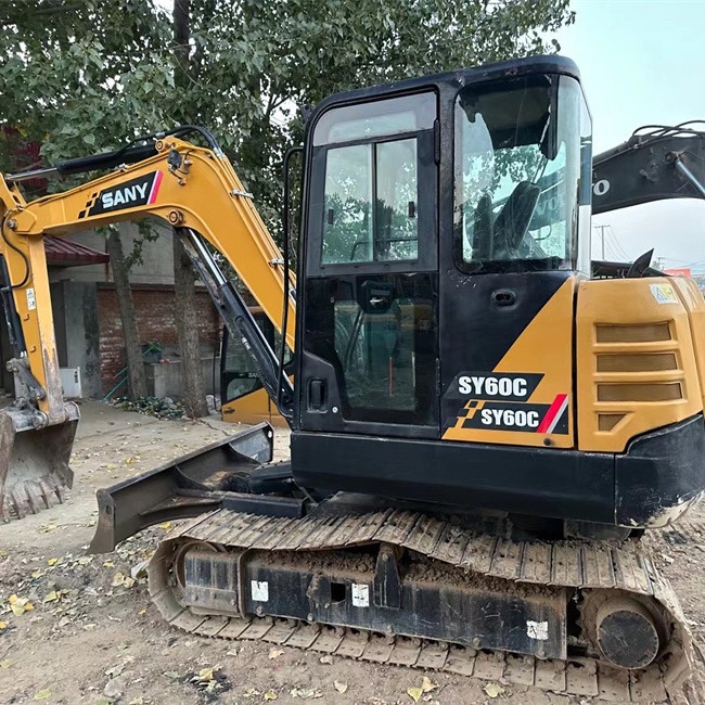 Exportación de Australia buena alta eficiencia noventa por ciento nueva excavadora de segunda mano SY60C SY75C