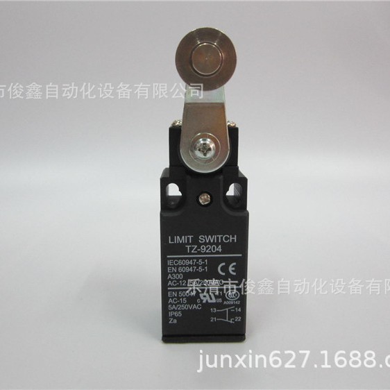 行程开关TZ-9204 立式限动滚轮驱动杆 限位开关