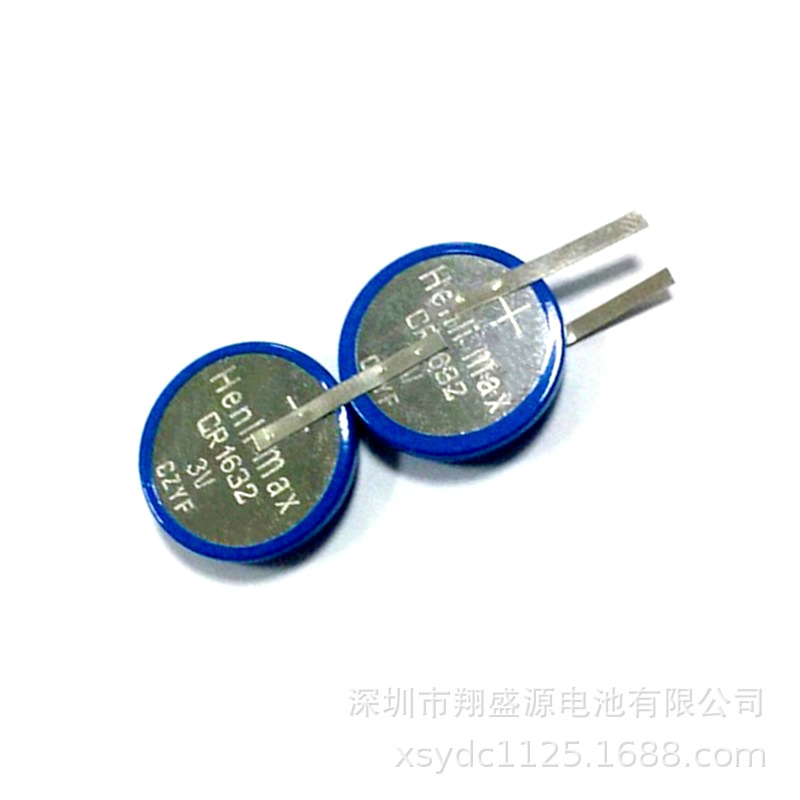 源头厂家CR1632并联组合2粒组出镍片CR1632高品质组合焊脚电池