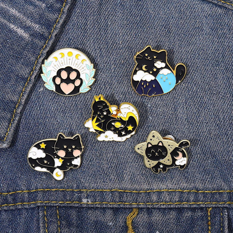 Fashion Cat Alloy Plating Unisex Cartoon Brooches display picture 4