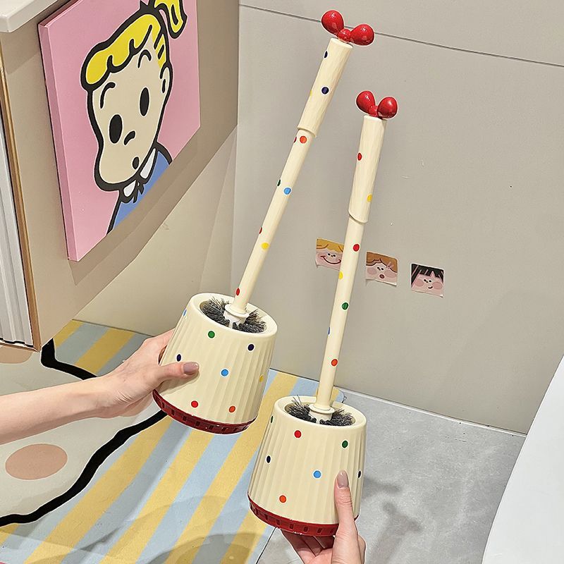 Toilet Brush Household No-Dead-Corner Toilet Cleaning Artifact 2025 New Bathroom Long-Handled Toilet Toilet Special Brush