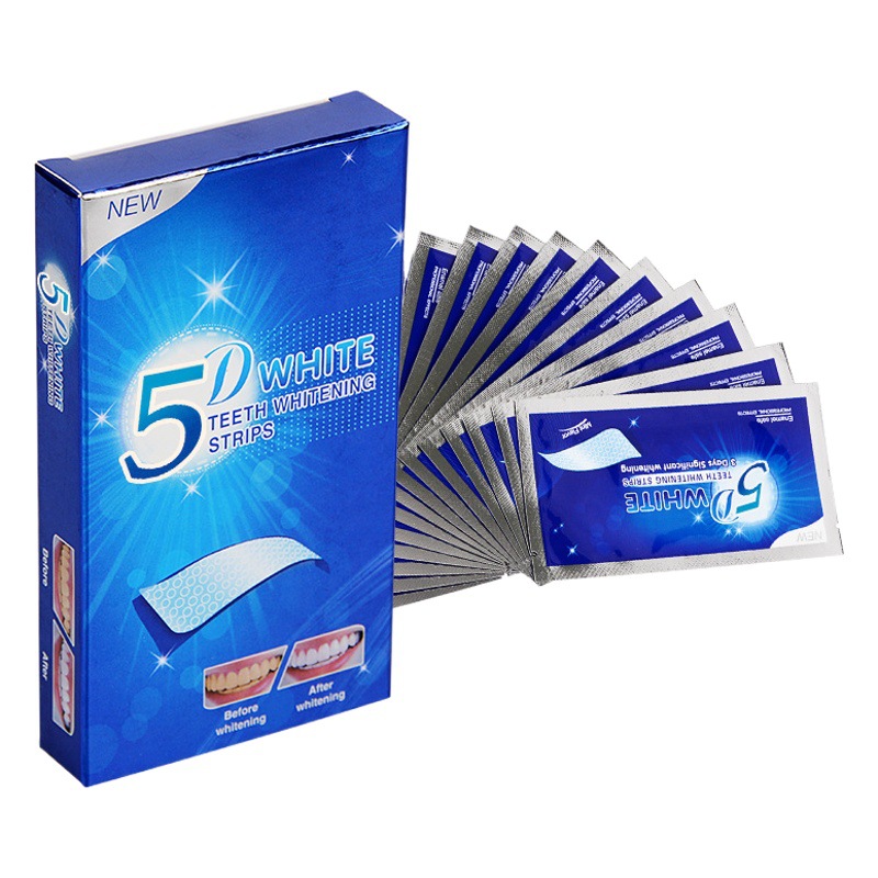 Whitening Teeth Sticker WHITE Dazzling Teeth Sticker 3D5D9D Teeth Whitening, Yellow Removal and Decolorization Sticker 7 to 14 to One Piece