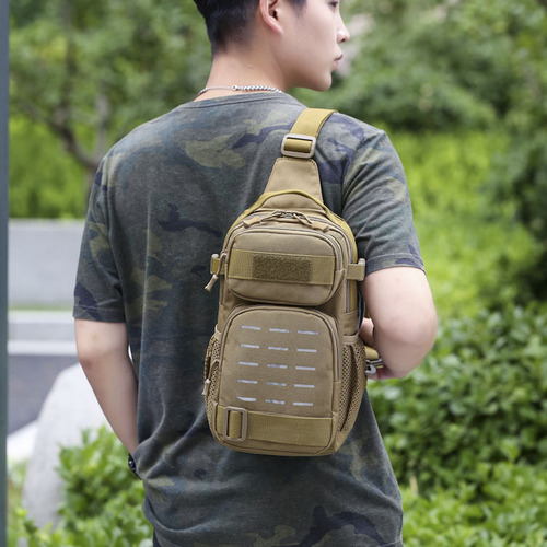  New Chest Bag Men's Outdoor Travel Shoulder Crossbody Bag Sports Backpack Small Tactical Casual Crossbody Bag Women