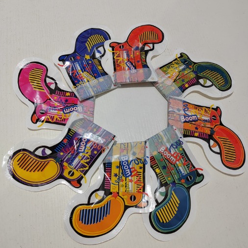 Celebritad en línea infláble pistola de regalo de Año Nuevo boda Copa del Mundo bar atmósfera de fiesta de cumpleaños de apertura pistola de regalo de mano