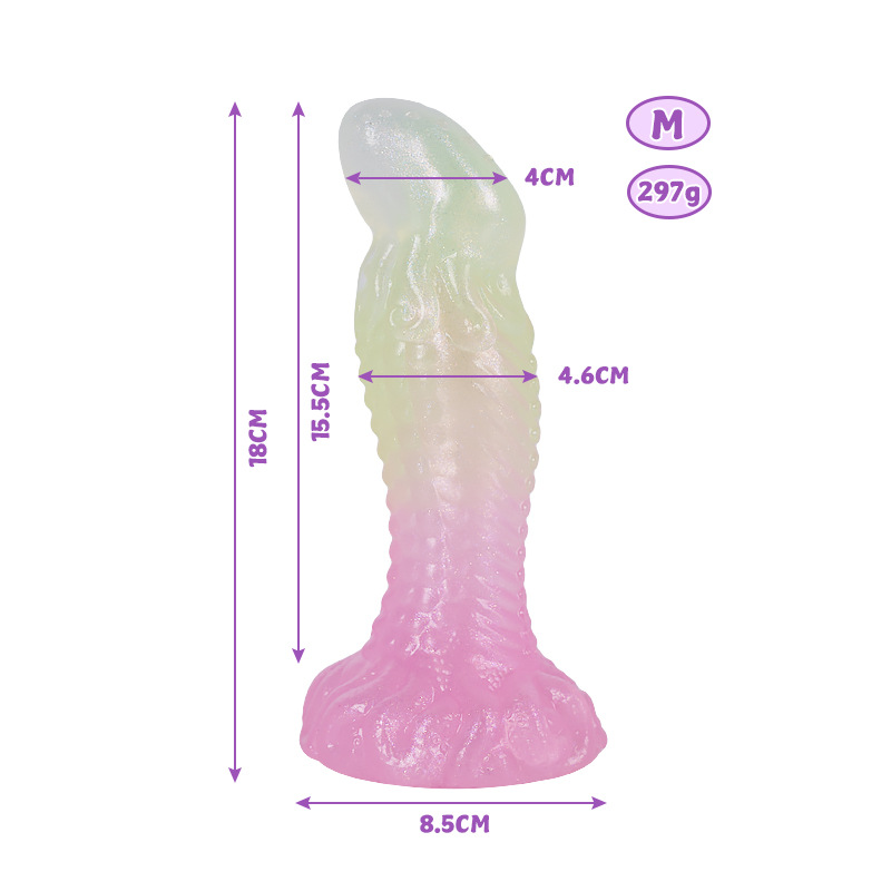 Plug anal femenino masturbador de patio trasero, silicona cristalina alta permeabilidad, nocturidad, plug anal sexual, artículos sexuales para adultos, plug anal anormal image 8