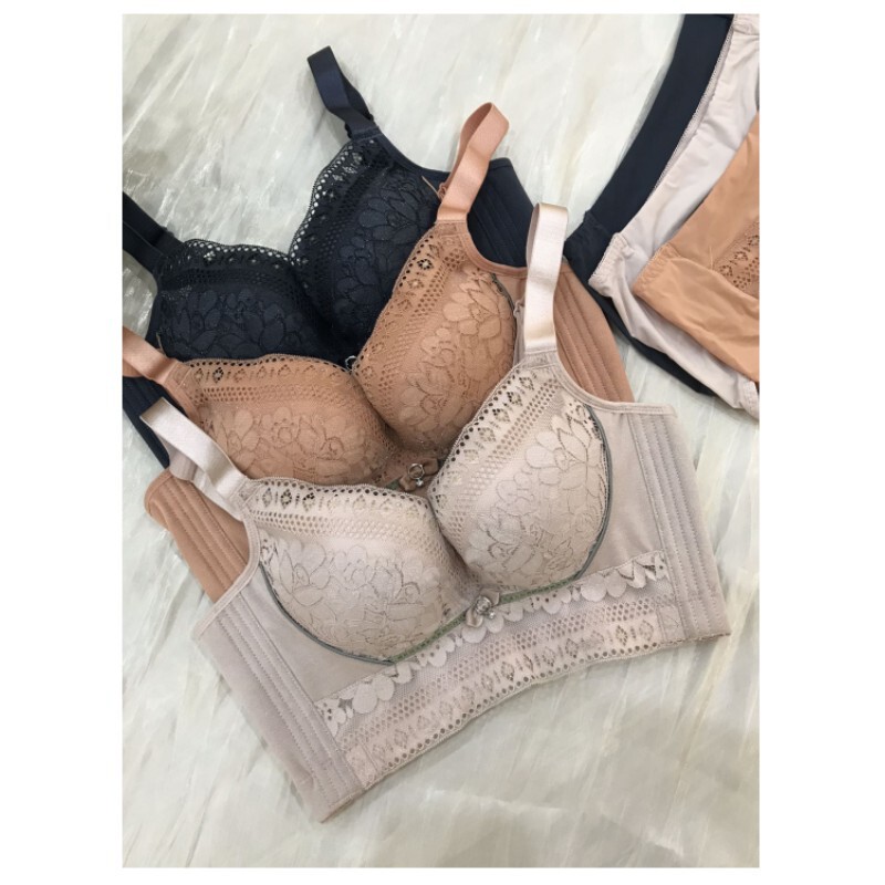 New Small Breast Thickened Essential Oil Cup Bamboo Charcoal Fiber Underwear Sexy Push-up Adjustable Bra without Steel Rings