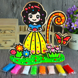 ��̖ѩ���஋ ����������� ѩ����ľ�宋 ��ͯ�ֹ�DIY��ɫѩ����