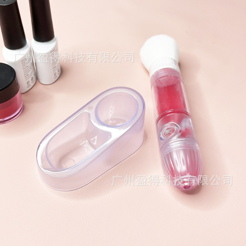 Nail Salon Professional Dipping Powder Dispenser, Dipping Powder Dispensing Box, Brush Holder, One Powder Per Person, with Special Brush