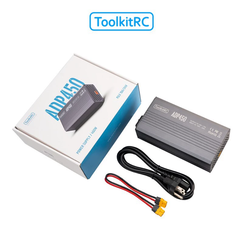 Адаптеры питания ToolkitRC, зарядное устройство, 450W, 24v