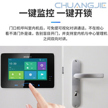 海康威视（HIKVISION）楼宇别墅可视对讲门铃英寸DS-KHJ804室内机
