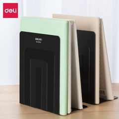 Gettle Black 9264 Metal Seamless Iron Bookstand 7 inches (Height 17cm) Office Book Rack 2 pieces/set