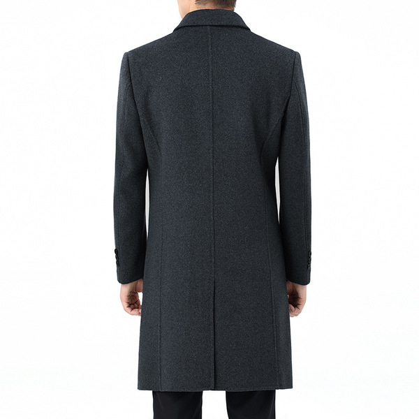 Double-sided cashmere long coat