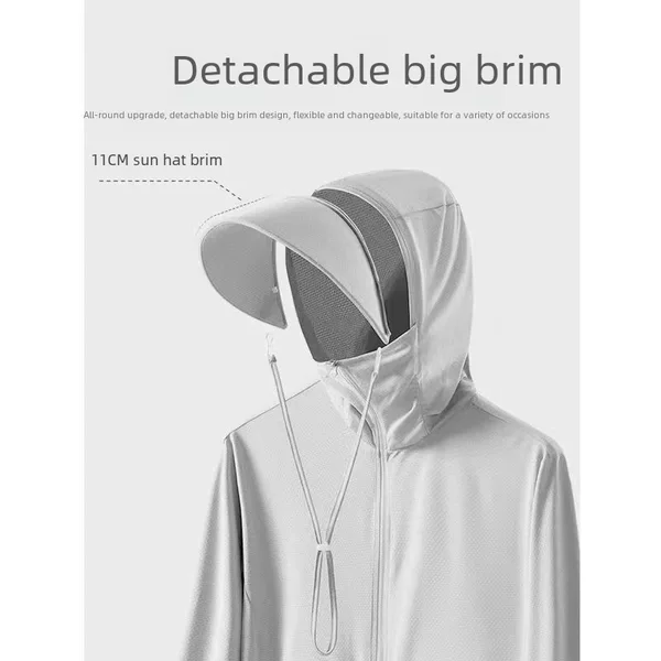 Ice Silk Fishing Skin Jacket for Men and Women, Summer Uv Protection Breathable Thin Shirt, 2026 New Model Outdoor Jacket
