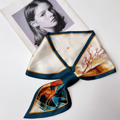 Wholesale New Chinese Style Small Ear Scarf for Women Lazy Scarf Spring and Autumn Season Korean Version Versatile Fashion Decorative Scarf