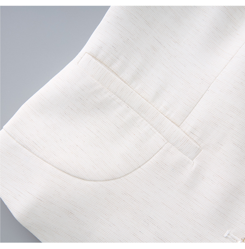 Set áo vest không tay và quần âu nữ phong cách công sở — đen chi tiết 19