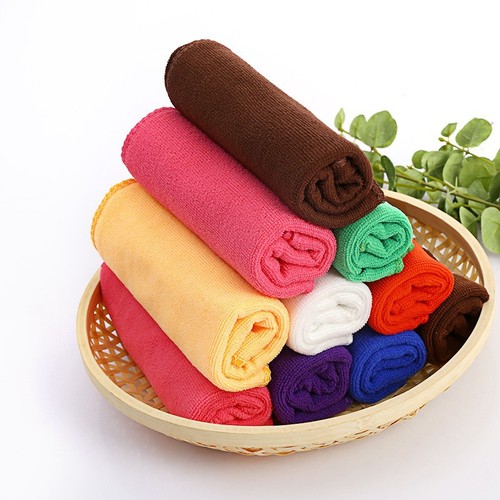 Manufacturer wholesale beauty salon barber shop special ultrafine cellulose color towel does not shed lint does not fade quick-drying and absorbs water