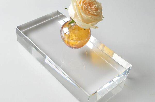 Modern minimalistic transparent accessory
