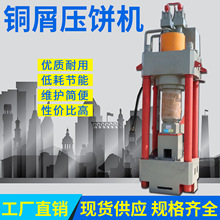 小型全自动金属粉末压饼机金属破碎料铁渣铁末压饼机金属屑压饼机
