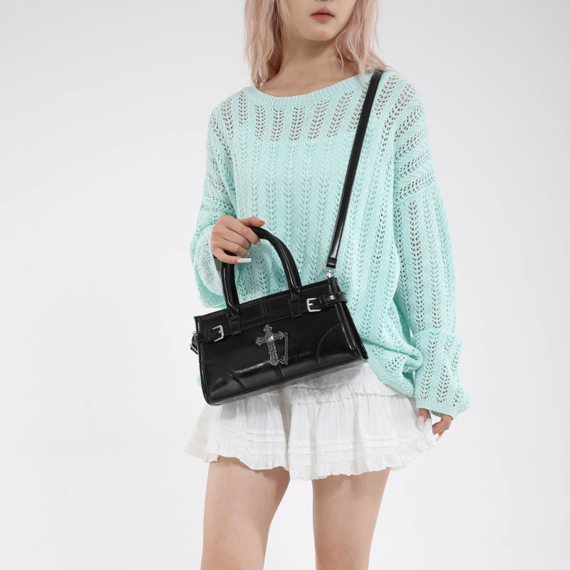 Sweet Cool Hot Girl Tote Bag 2025 nuevo bolso de mano de alta calidad bolso de hombro con personalidad cruz bolso de mensajero mujer