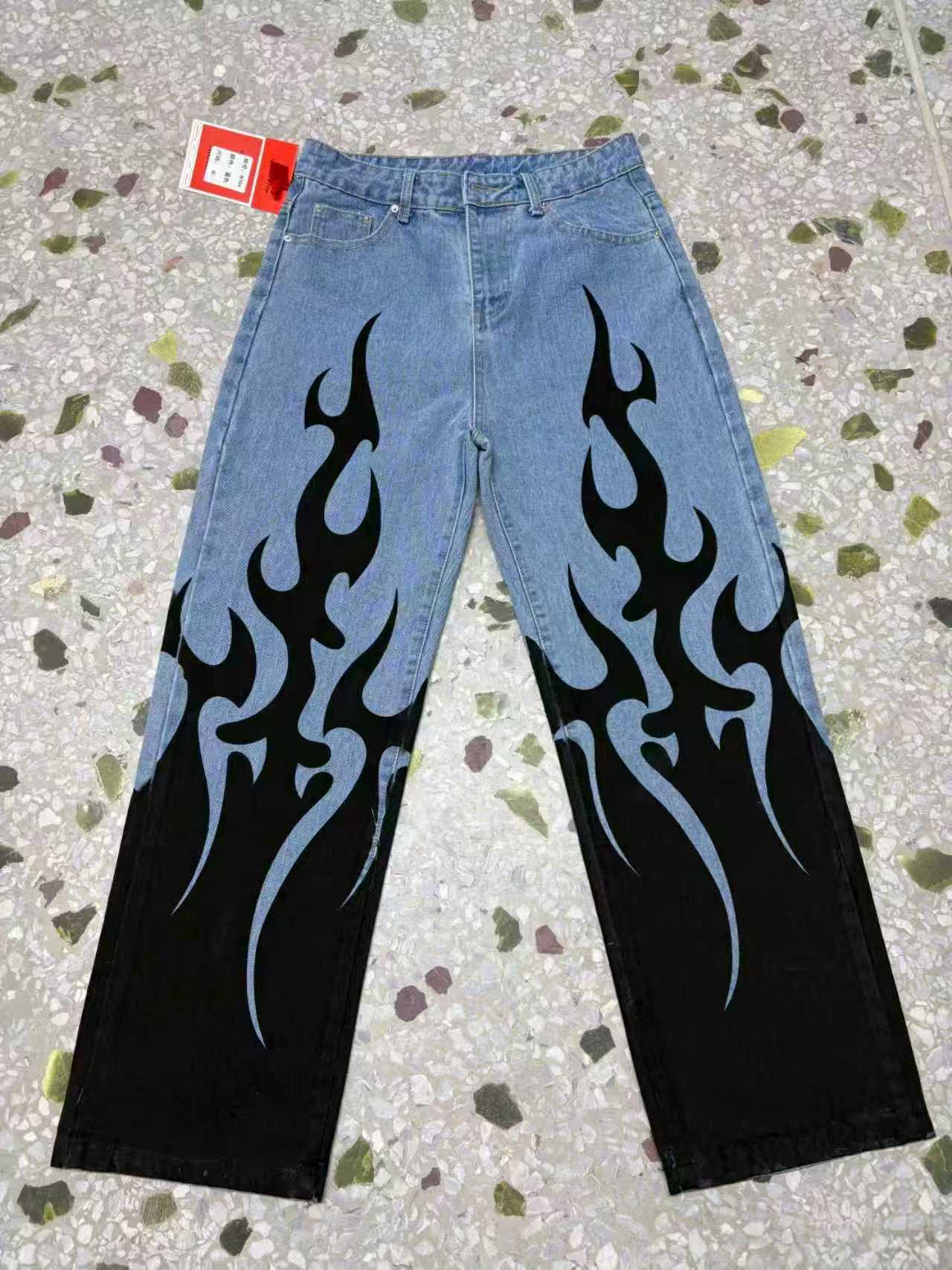 Men's Clothing Men's Jeans 2025 New Trendy American Washed Denim_mkmklike.com