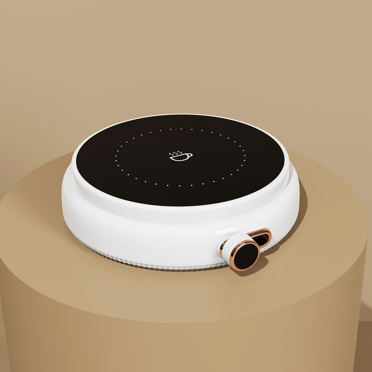 新款智能恆溫加熱暖暖杯墊100℃燒水保溫家用自動底座跨境禮品