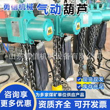 矿用环链气动葫芦 规格齐全防爆无火花HQ10-（3~16）矿用气动葫芦