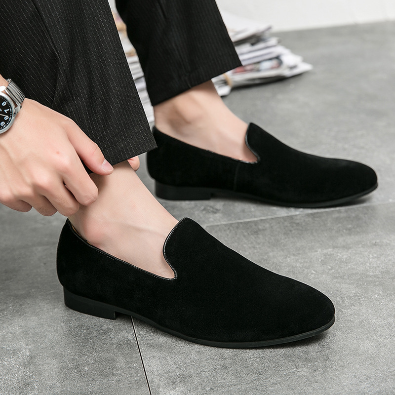 Hombres primavera y otoño moda británico bloque zapatos de cuero comercio exterior de tamaño grande zapatos casuales zapatos de hombre