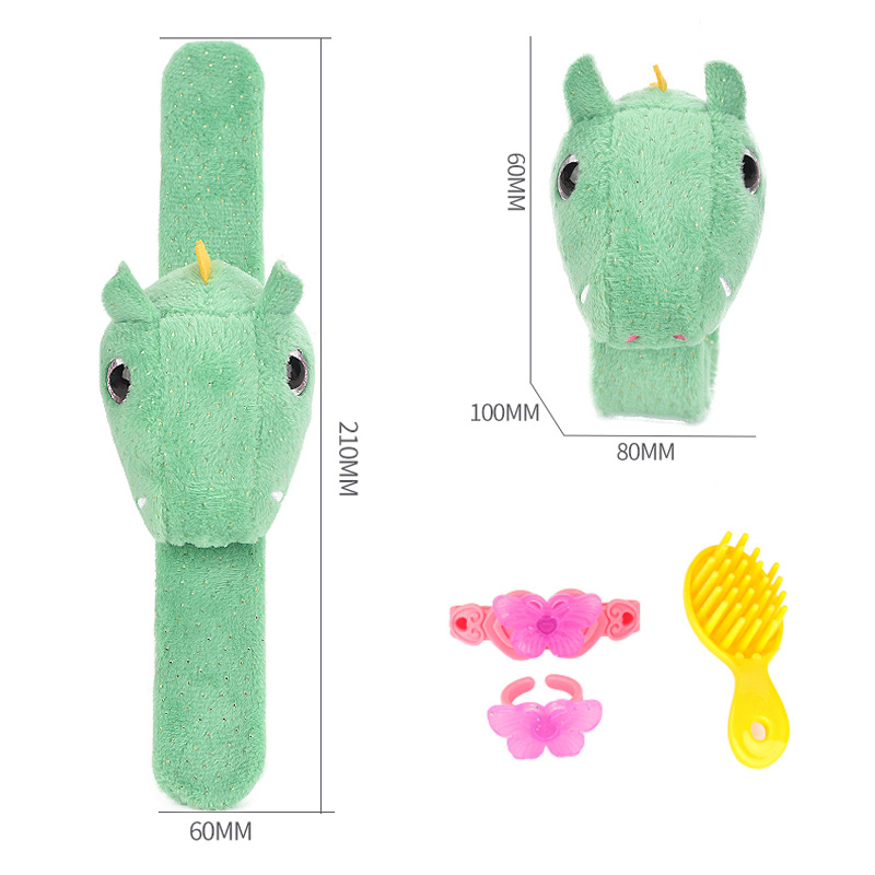 HX221739-plush 공룡 팔찌 세트