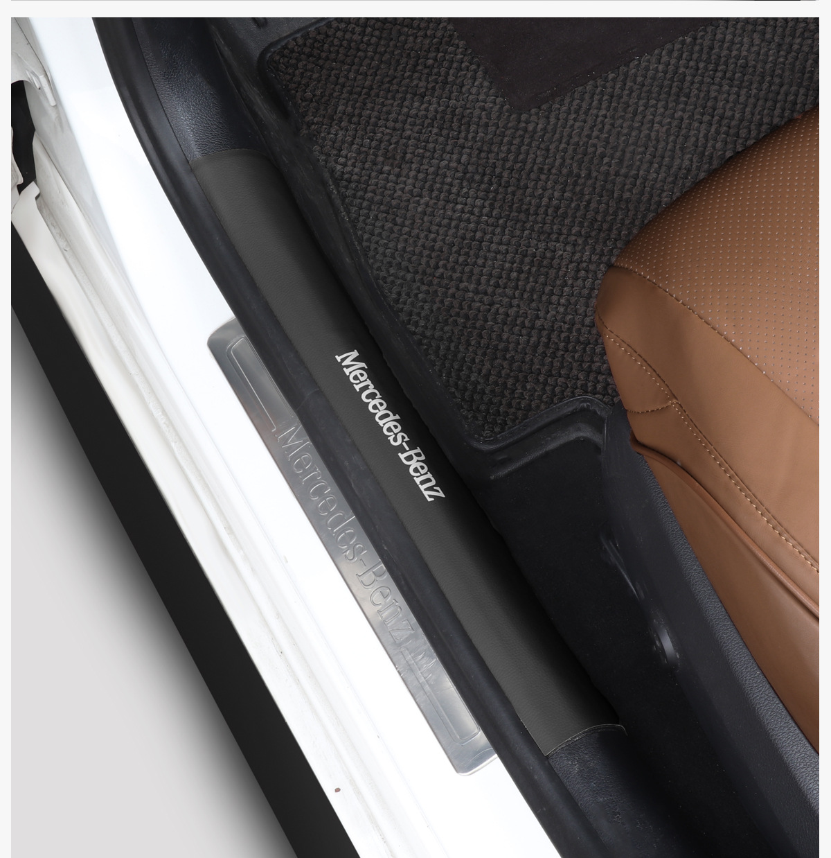 24 Models of Mercedes-Benz New E-Class E300L Door Seat Back Anti-Kick Pads, Car Interior 260L Accessories Modified for Decoration W214 Anti-Slip