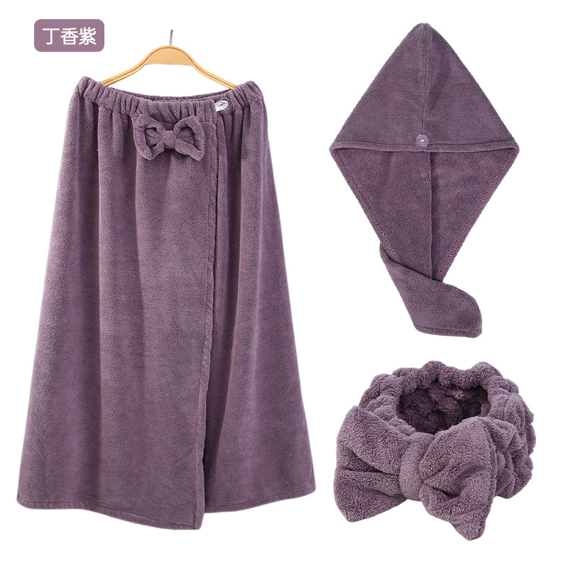 Сиреневый комплект, 3 предмета