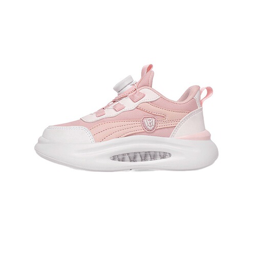 Children's Sport Shoes Autumn New Leather Surface Kids Sports Shoes For Older Children Soft Sole Anti-Slip Rotation Button Shoes