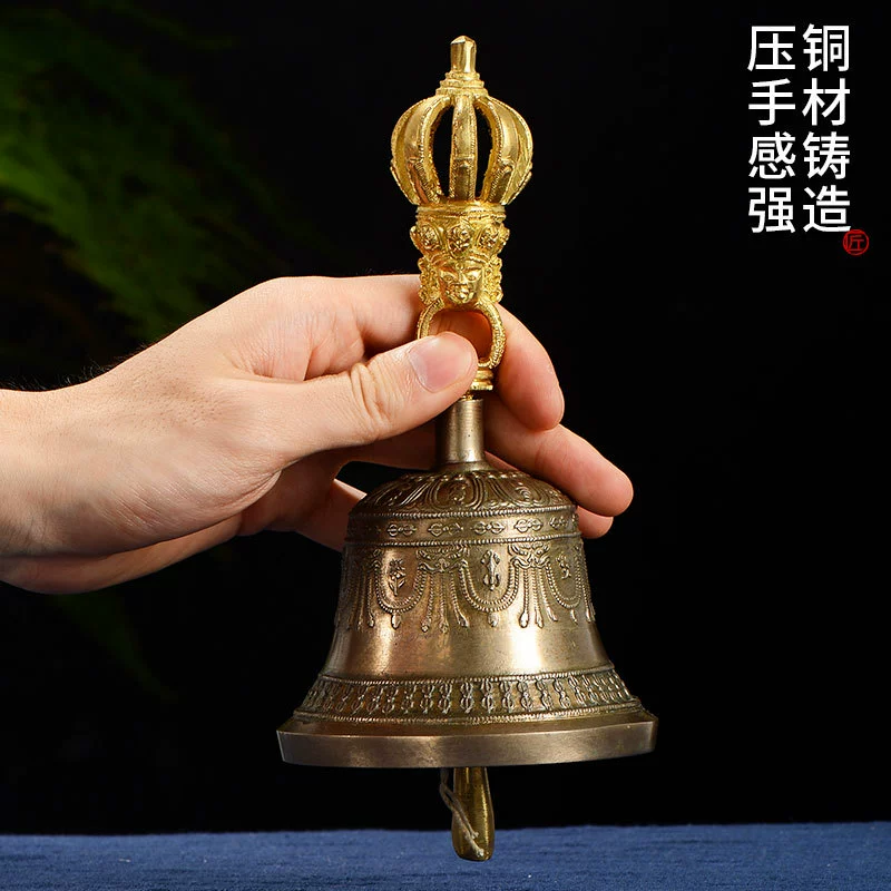 Jiobuka Bingxing Nepal Handmade Copper Copper Copper King Kong Diamond Bells Dharma Dharma Dharma Blown Package Supply