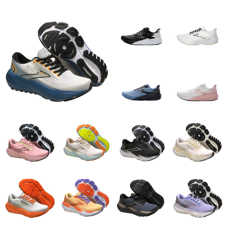 Cross-Border Brooks Glycerin 21 Comfortable, Breathable, Fashionable, Non-Slip, Wear-Resistant Low-Top Running Shoes