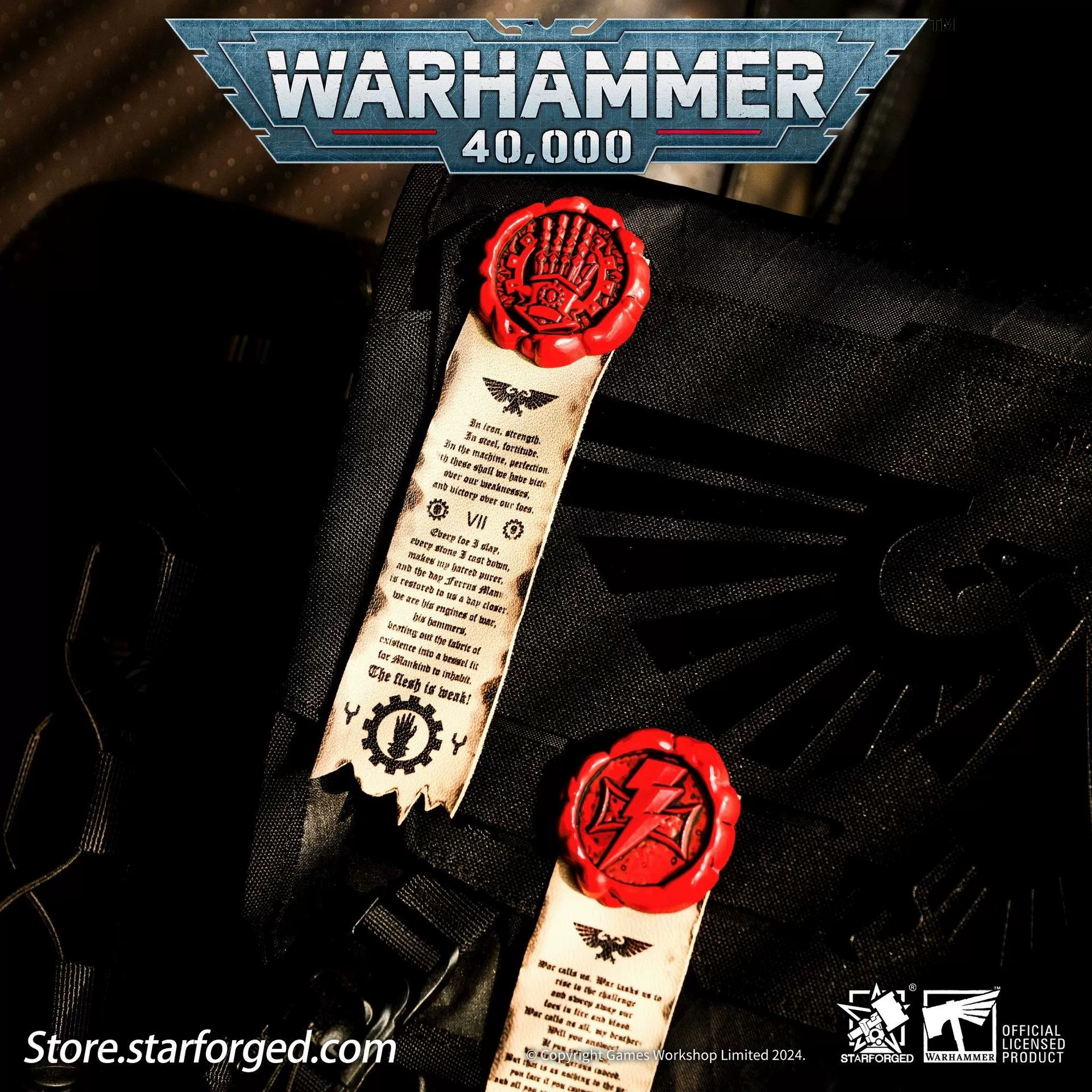 Сет из четырех предметов: Peripheral Salamander White Scar Deathwatch Mark of Purity для Warhammer 40K