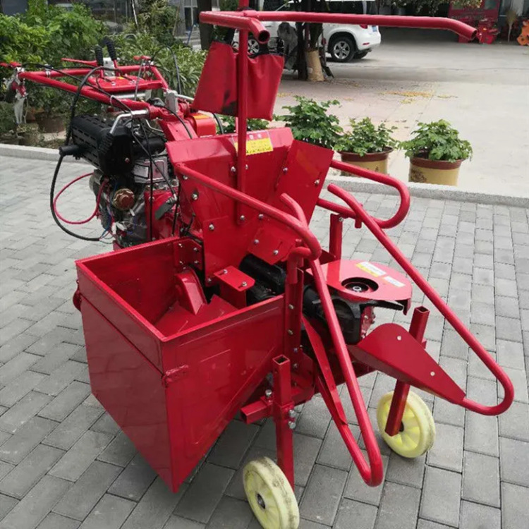 新款柴油188直连电启动玉米收割机 农用苞米扒皮收获机 割玉米机