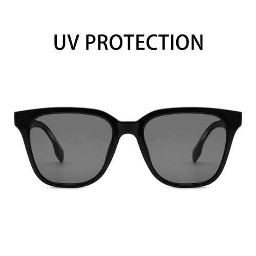 P9244 new Korean style retro sunglasses for men, fashionable square anti-UV sunglasses for women, driver's driving glasses