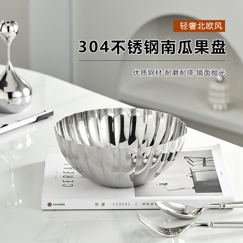 Scandinavian Creative Stylish Stainless Steel Fruit Plate Simple Living Room Coffee Table Decoration Ornaments Home Dining Table Fruit Plate Ornaments Scandinavian Creative Stylish Stainless Steel Fruit Plate Simple Living Room Coffee Table Decoration Ornaments Home Dining Table Fruit Plate Ornaments