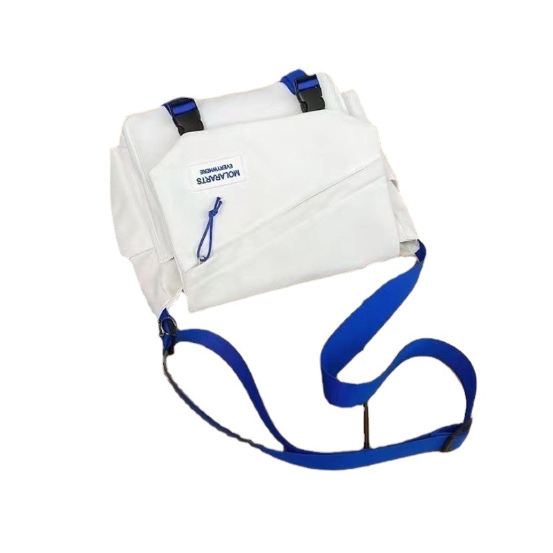 2024 primavera nuevo estudiante universitario pareja clase bolsa de lona diario cercanías simple crossbody mochila