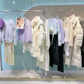 25冬澳宴妮轻熟大码女装羽绒服上衣裤裙大衣专柜撤柜一手货源供应