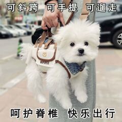 屋外犬用ポータブルバッグ、ハンドヘルドクロスボディ子犬バックパック、ハーネス付きペットトラベルバッグ、旅行用品