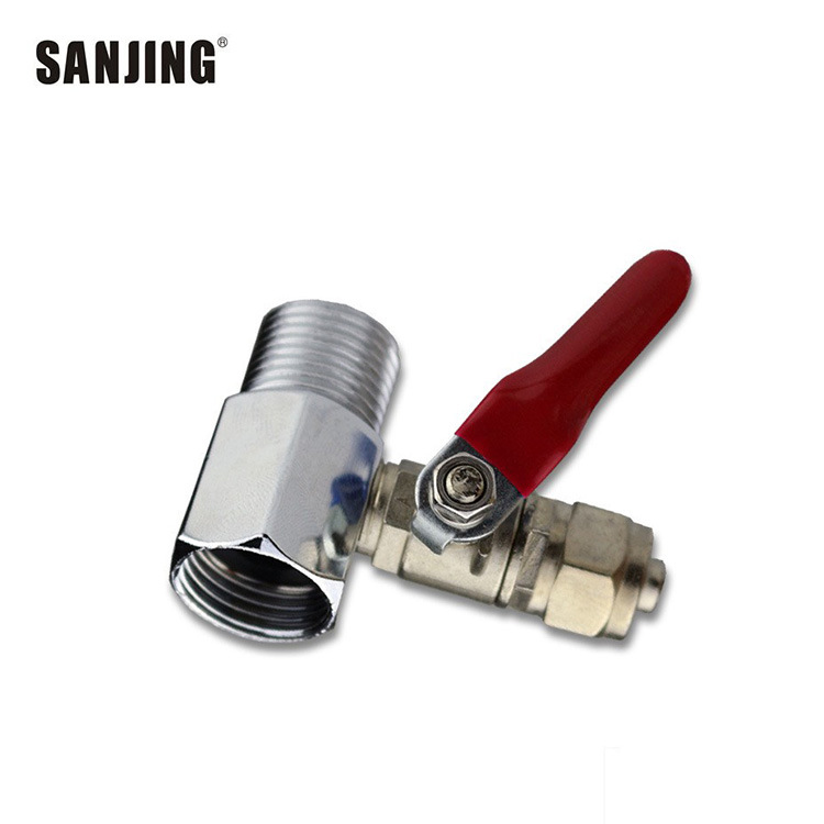 Al por mayor y compra comercial purificador de agua 3 puntos 9,5mm Tubo de agua válvula de bola purificador de agua interruptor de entrada de agua