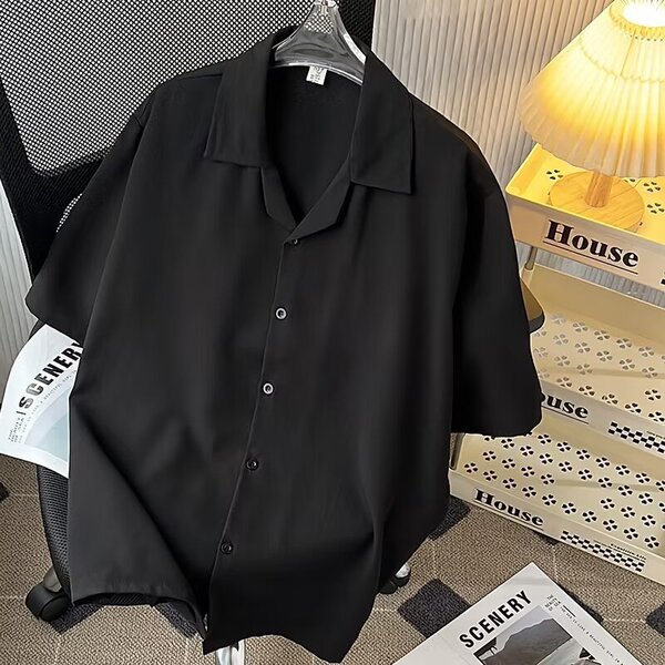 Silk Japanese summer trend design shirt