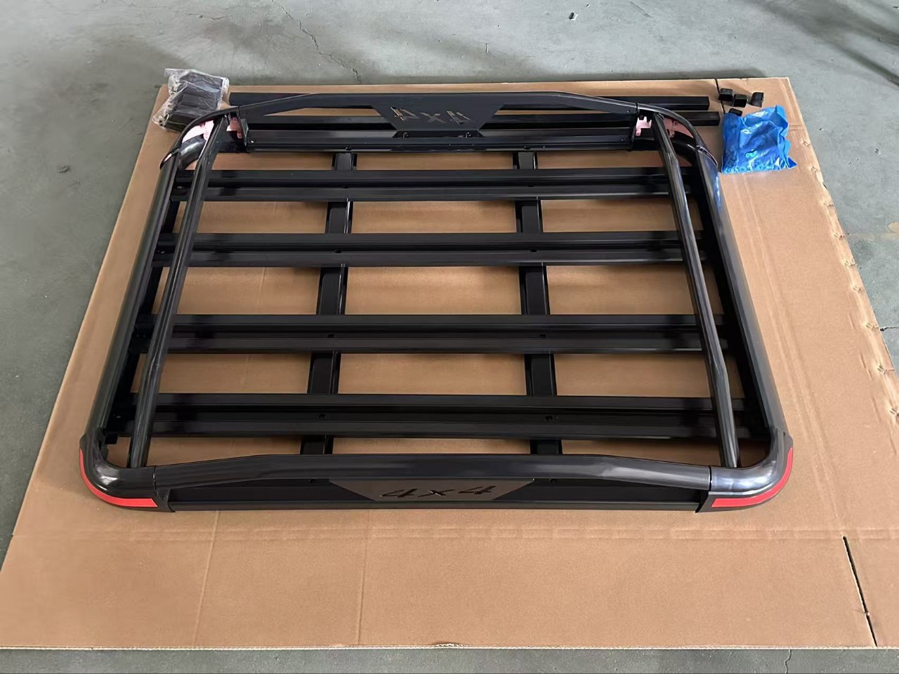 Suitable for Car Suv Universal Luggage Frame Crossbar Aluminum Alloy Roof Rack Modification Special Luggage Basket 4X4 Off-Road