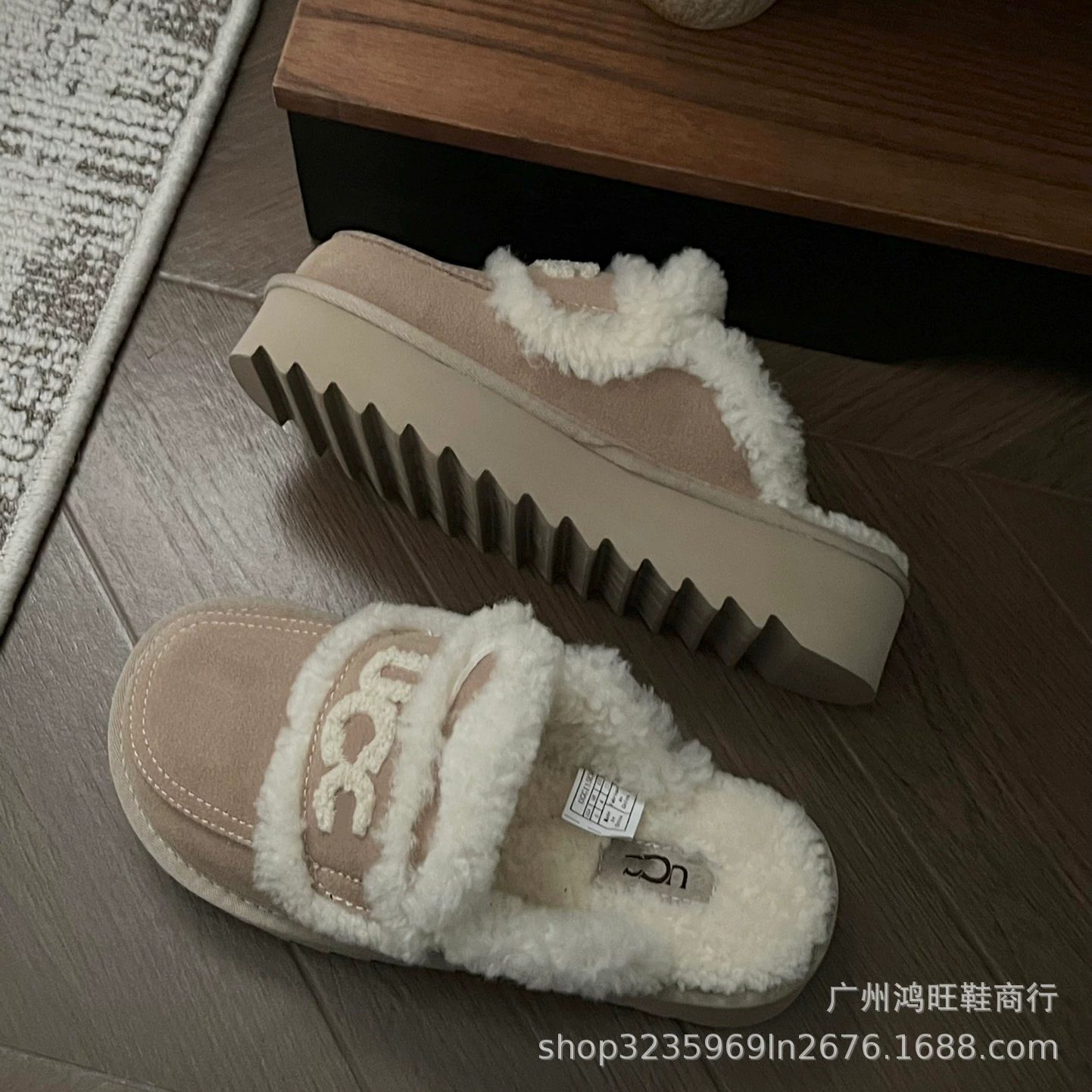 Полусапоги (ankle boots), натуральная кожа, с меховой подкладкой, противоскользящая платформа, EU 35–40