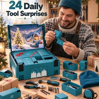 跨境亚马逊便携新热销Christmas Tool Countdown Set圣诞工具盲盒