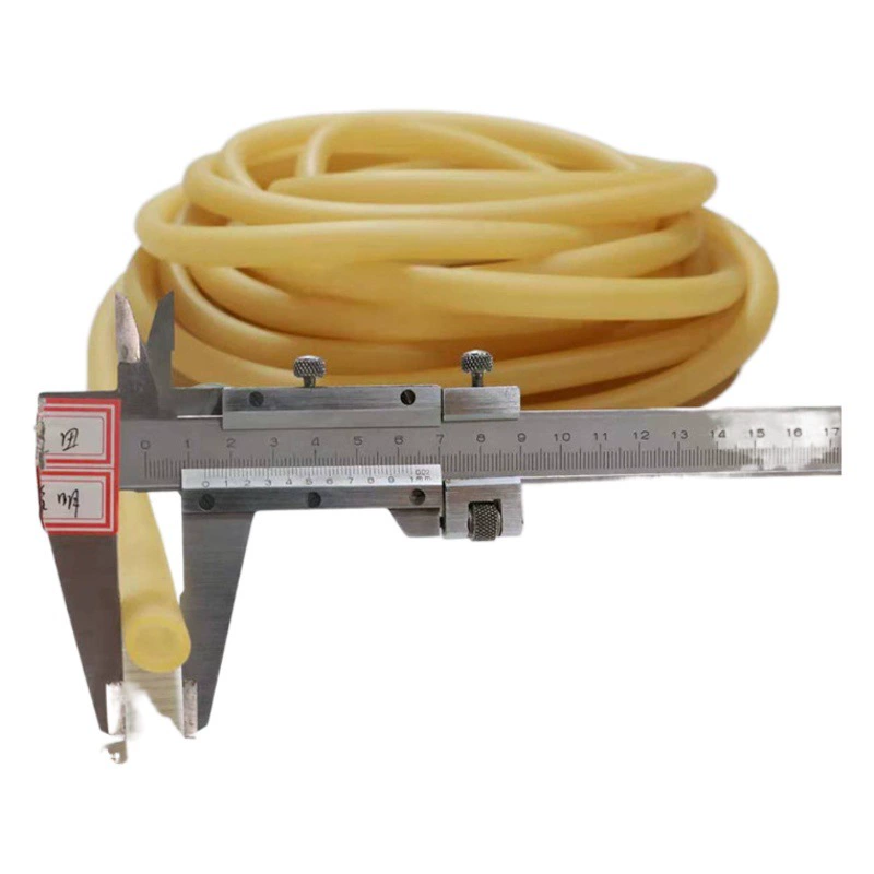 Промышленный латексный турникет Jingyi: высокоэластичный резиновый шланг с эластичной лентой, желтая латексная трубка