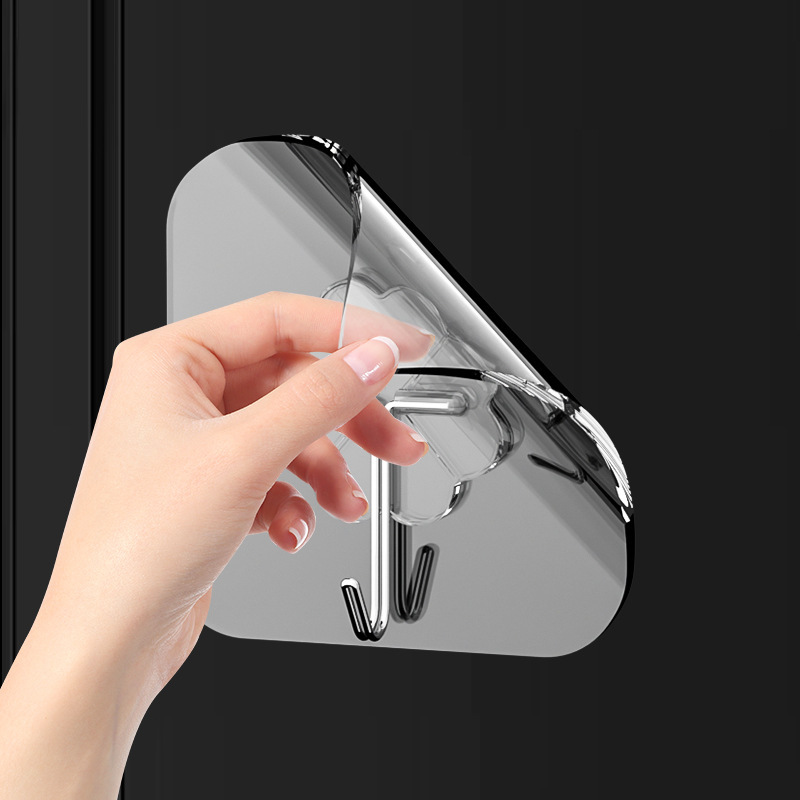 Hook Strong Adhesive Wall Load-Bearing Traceless Transparent Magic Hook Hook Punch-Free Hook Sticky Hook