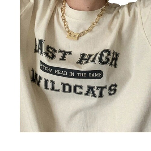 American Retro Minimalist Short-Sleeve T-Shirt for Women - Summer Letter Print Oversize Loose Chic Hong Kong Style Top